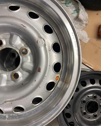 4 CERCHI BORRANI BIMETALLICI TURBO SPORT 15x 5