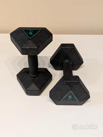 Coppia Manubri Pesi Palestra 5 kg