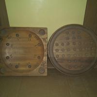 Gioco dama cinese con bilie.