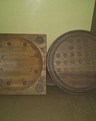 Gioco dama cinese con bilie.