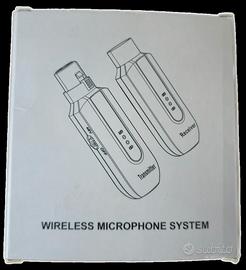 adattatore trasmettitore wireless per microfono 