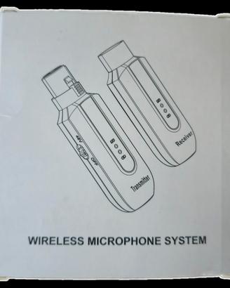 adattatore trasmettitore wireless per microfono 