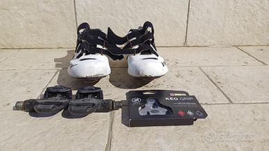 Pedali Look e scarpe Northwave