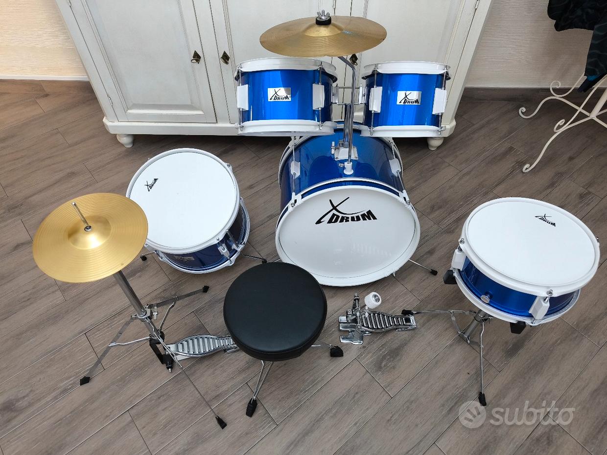 Tamburello XDrum TM-1 Bianco Con Cimbalini In Acciaio - Foto 8