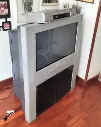 TV PHILIPS 32PW9525/12 & VHS Panasonic Vintage