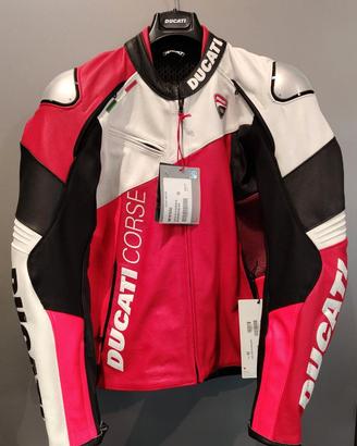 Giacca Ducati Corse in pelle tg.52 NUOVA