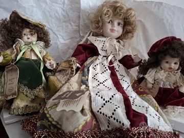 Bambole porcellana collezione Capodimonte Berger