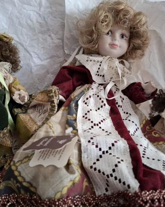 Bambole porcellana collezione Capodimonte Berger