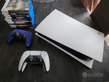 ps5 fat + giochi e 2 joypad 