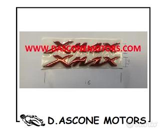 Coppia adesivi Xmax 125 250 400 rosso anodizzato