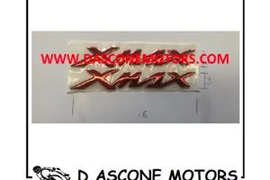 Coppia adesivi Xmax 125 250 400 rosso anodizzato
