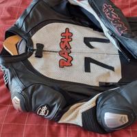 Tuta moto in pelle  tg 48