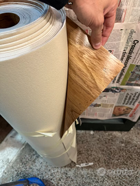 Pavimento in pvc tema parquet