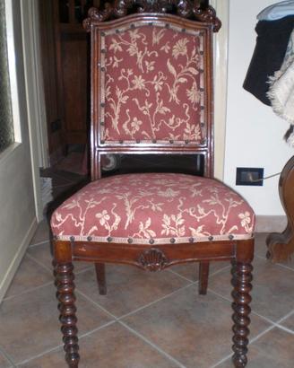 Sedie Barocche in legno