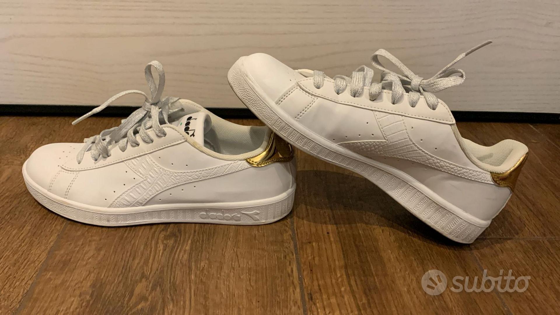 Diadora bianche e discount oro