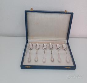 6 cucchiaini argento 800