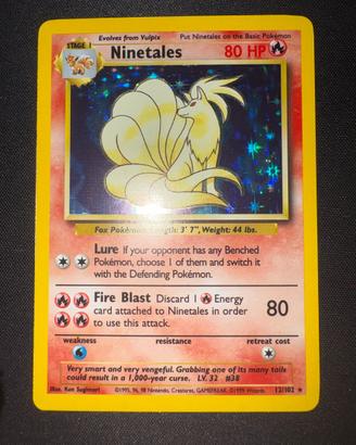 Ninetales Holo Base Set 12/102