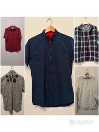 lotto 5 camicie uomo multi brand  