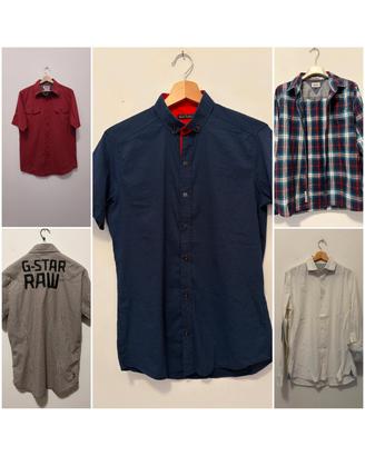 lotto 5 camicie uomo multi brand  