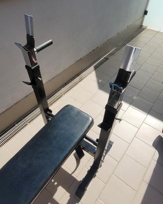 panca con porta bilanciere