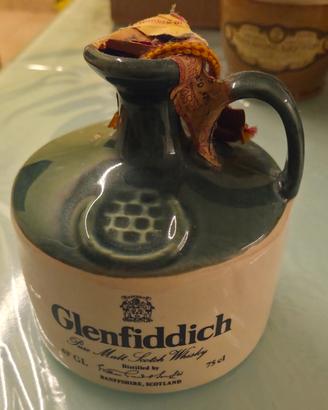 🥃 GLENFIDDICH Pure Malt – Brocca in Ceramica Vint