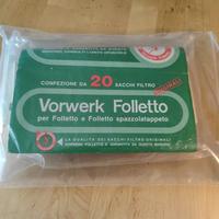 7 sacchi filtro Vorwerk Folletto ©originali