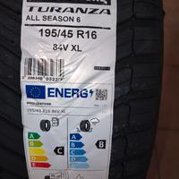 Coppia Bridgestone turanza 4 stagioni 195/45 r16