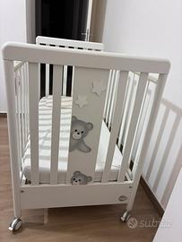 Culla/lettino Baby Expert bianca modello Orsetto