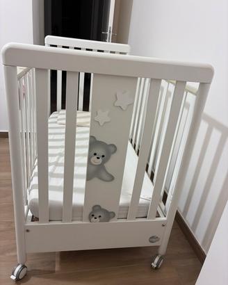 Culla/lettino Baby Expert bianca modello Orsetto