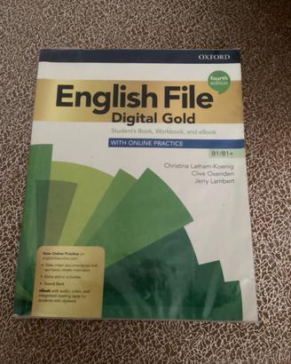 Libro inglese: English file digital gold B1/B1+