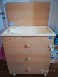 fasciatoio pali con cassetti