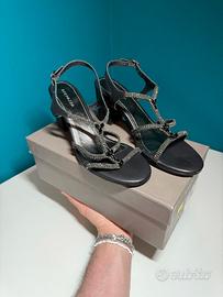 Sandali Donna Apepazza Tacco 6/7 cm - Nero - Tg 41