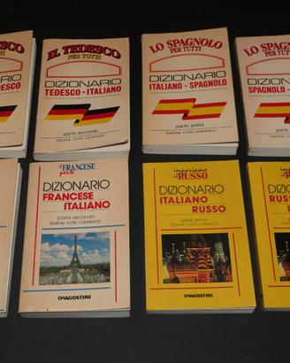 Piccoli dizionari DeAgostini Tedesco Russo Spagnol