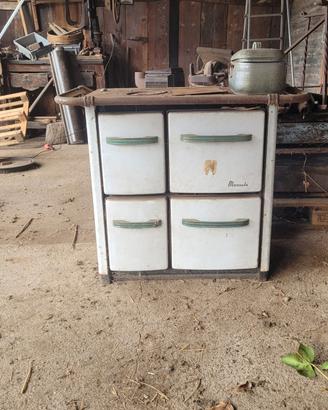 cucina a legna economica vintage