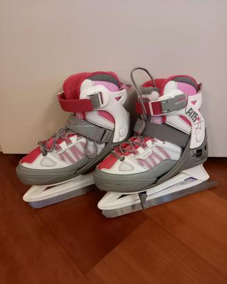 Pattini ghiaccio Oxelo FIT5 (di Decathlon) m.32-35