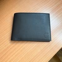 Portafoglio Timberland in Vera Pelle Nera-Nuovo