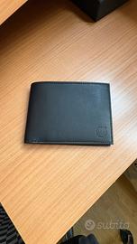 Portafoglio Timberland in Vera Pelle Nera-Nuovo