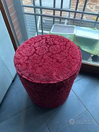 Pouf rosso