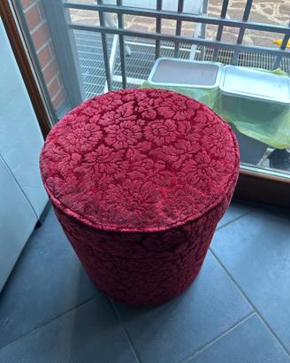 Pouf rosso