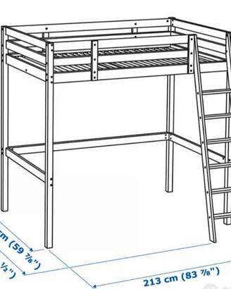 letto ikea soppalco