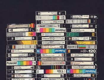 Digitalizzazione VHS, videocassette in mp4