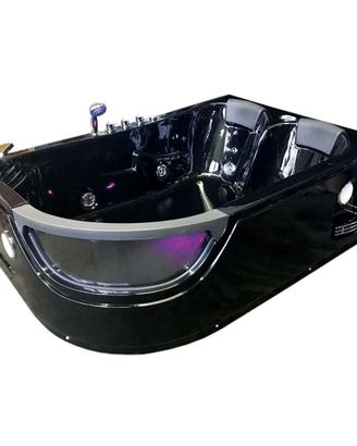 Vasca idromassaggio nera 120 X 180 cm Orion
