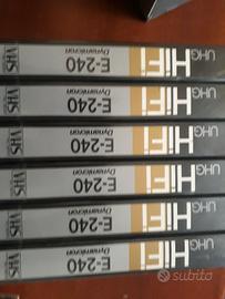 Videocassette HIFI 240 min. Sigillate