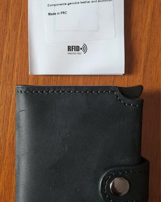 Portafoglio BEWMER Premium Porta Carte Nero NUOVO