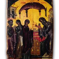 ICONA : Presentazione al Tempio Teofane Cretese St