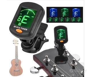 Accordatore Elettronico Tuner a Clip per Chitarra,
