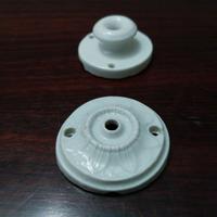 2 borchie elettriche a muro porcellana vintage