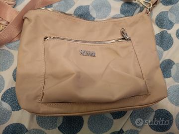 Borsetta Enrico Coveri con tracolla rosa antico