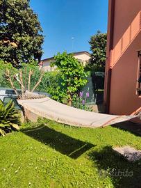 amaca colore beige  in robusto  cotone canapato
