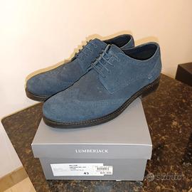 Mocassino Lumberjack blu scamosciato N. 43